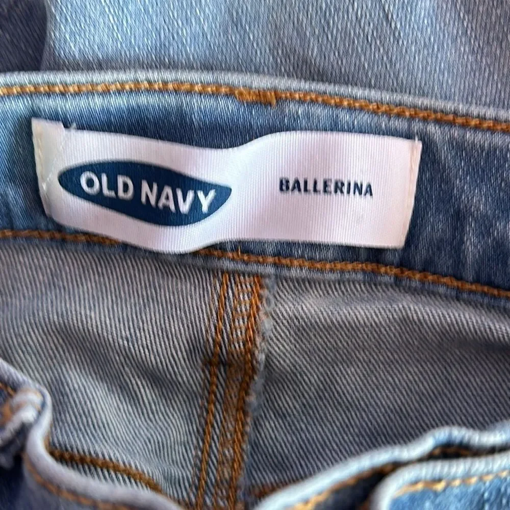 OLD Navy Ballerina Distressed Pale Blue Shorts Size 7
